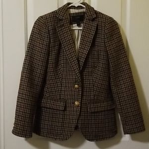 Jcrew Rhodes houndstooth blazer